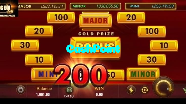 available types of CashPoint bet including pre-match live express and system bets